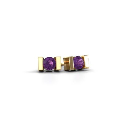 Ohrsteckers Lieve 585 Gold Amethyst 3.7 mm
