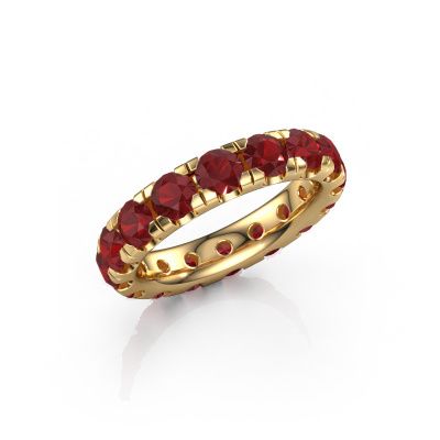 Stackable ring Jackie 4.0 585 gold ruby 4 mm