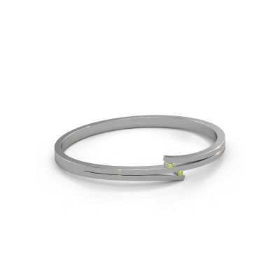 Bracelet Roxane 585 white gold peridot 2 mm