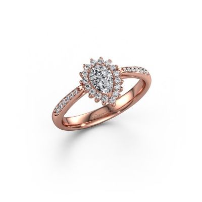 Verlobungsring Tilly per 2 585 Roségold Lab-grown Diamant 0.45 crt