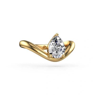 Engagement ring Femke PER 585 gold lab grown diamond 1.00 crt