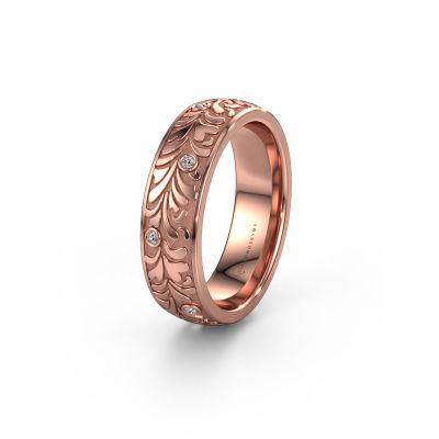 Ehering WH2074L26D 585 Roségold Zirkonia ±6x2.4 mm