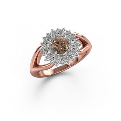 Ring Chasidy 1 585 rose gold brown diamond 0.675 crt