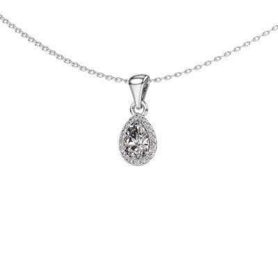 Halskette Seline per 950 Platin Diamant 0.45 crt