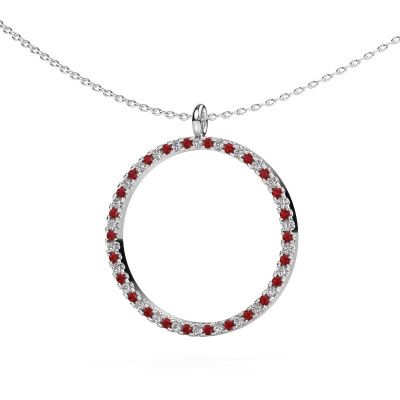 Pendant Towanda 950 platinum ruby 1.2 mm