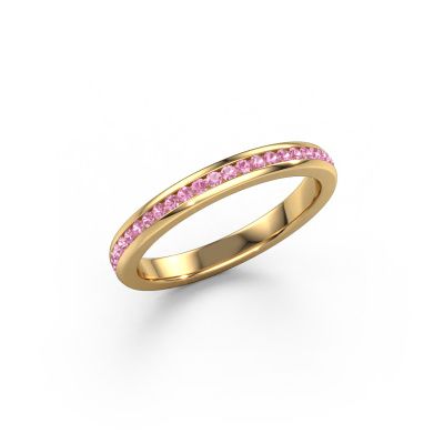 Vorsteckring Lura 1 585 Gold Pink Saphir 1.3 mm