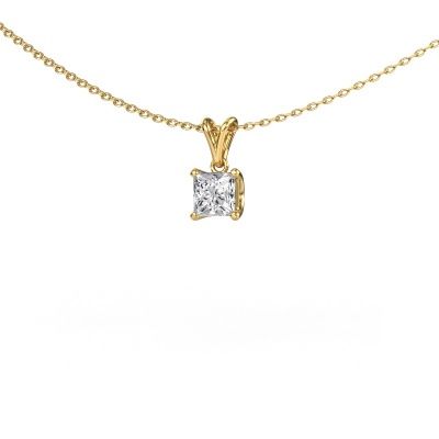 Pendant Sam SQR 585 gold lab-grown diamond 0.50 crt