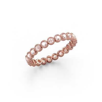 Ring Mariam 0.03 585 Roségold Morganit Champagner 2 mm