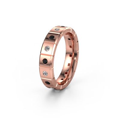 Ehering WH2055L15DP 585 Roségold Schwarz Diamant ±5x2.4 mm