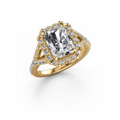 Engagement ring Kimber RAD 585 gold diamond 3.09 crt