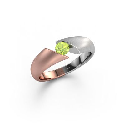 Verlobungsring Hojalien 1 585 Roségold Peridot 4 mm