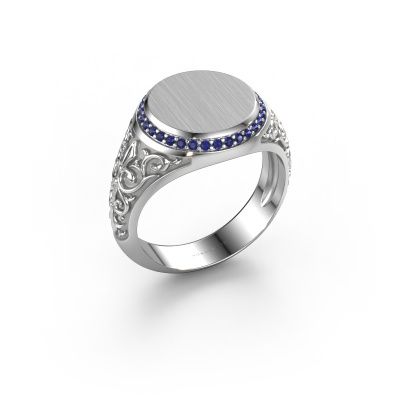 Signet ring Moor 1 585 white gold