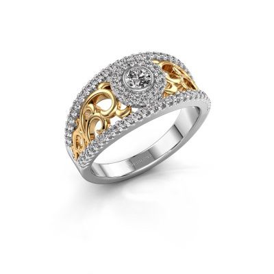 Ring Lavona 585 witgoud diamant 0.50 crt