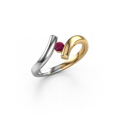 Ring Amy 585 Gold Rhodolit 4 mm