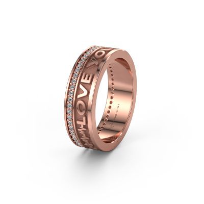 Wedding ring Namering 3 585 rose gold ±0.24x0.08 in