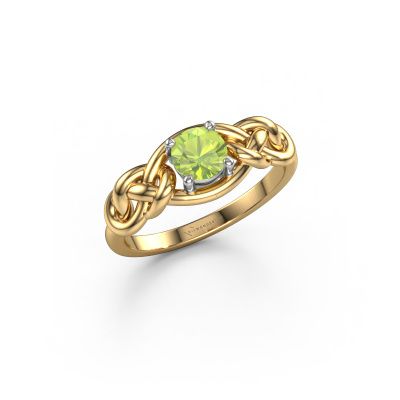 Ring Zoe 585 Gold Peridot 5 mm