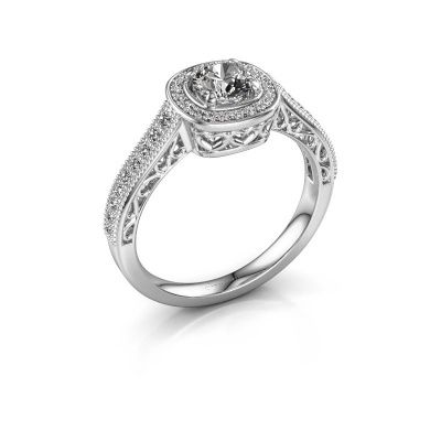 Verlovings ring Candi 585 witgoud diamant 0.775 crt