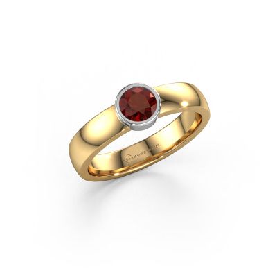 Ring Ise 1 585 gold garnet 4.7 mm