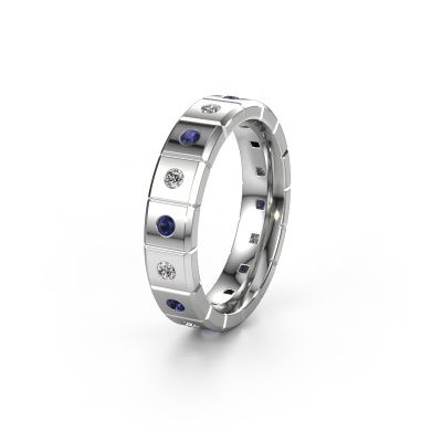 Weddings ring WH2055L15DP 585 white gold sapphire ±0.20x0.09in