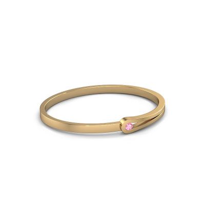 Bangle Kiki 585 gold pink sapphire 4 mm