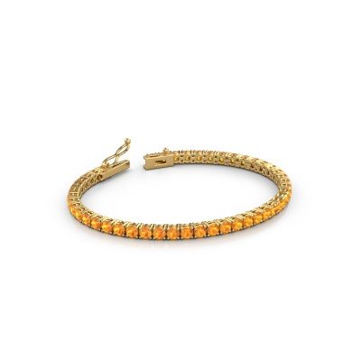 Tennis bracelet Shirley 3.4 585 citrin gold 3.4 mm