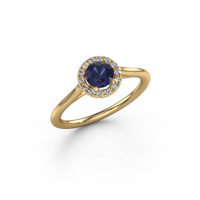 Engagement ring Seline rnd 1 585 gold sapphire 5 mm
