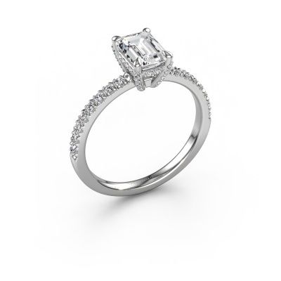 Engagement ring Saskia EME 1 585 white gold lab grown diamond 1.15 crt
