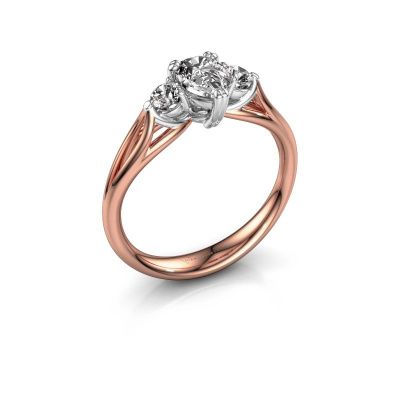 Verlovingsring Amie per 585 rosé goud diamant 0.70 crt