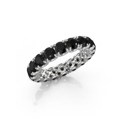 Stackable ring Estee 3.7 585 white gold black diamond 4.08 crt