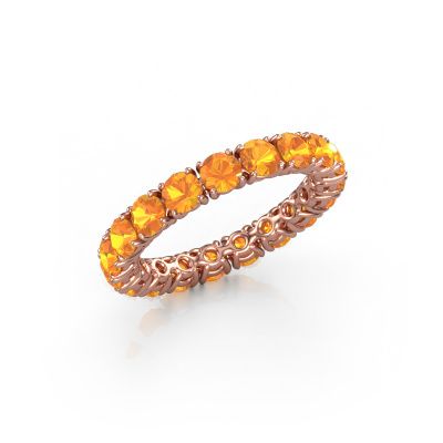 Vorsteckring Vivienne 3.4 585 Roségold Citrin 3.4 mm