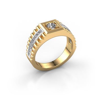 Heren ring Maikel 585 goud diamant 0.54 crt