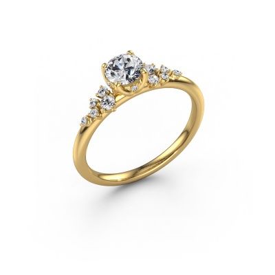 Verlovingsring Emma RND 585 goud diamant 0.649 crt