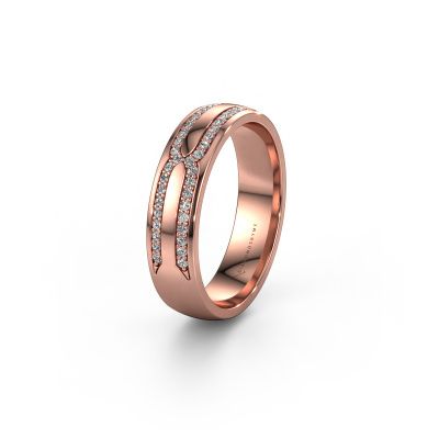 Alliance WH2212L25AP 585 or rose diamant synthétique ±5x1.7 mm