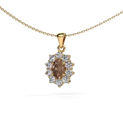 Kette Leesa 585 Gold Braun Diamant 1.50 crt