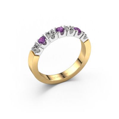 Ring Dana 7 585 Gold Amethyst 3 mm