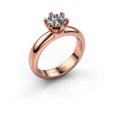 Verlovingsring Lorretta 585 rosé goud diamant 1.00 crt