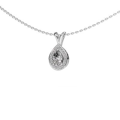 Pendant Barbar 585 white gold lab-grown diamond 0.45 crt