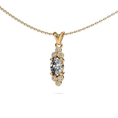 Pendant Lucy 2 585 gold diamond 0.41 crt