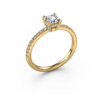 Verlovingsring Saskia 1 ASH 585 goud lab-grown diamant 0.76 crt