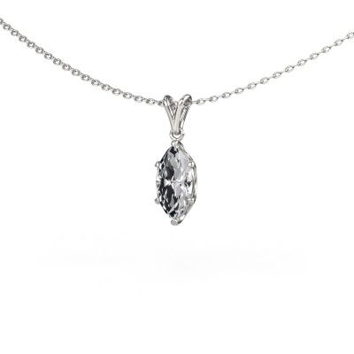 Pendant Sam MRQ 950 platinum lab grown diamond 1.00 crt