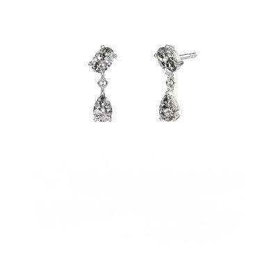 Ohrringe Toi et Moi OVL-PER 585 Weißgold Diamant 1.70 crt