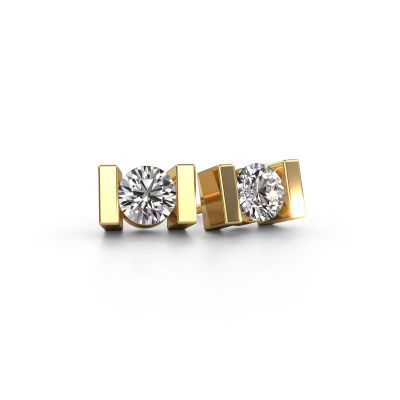 Stud earrings Lieve 585 gold diamond 1.00 crt