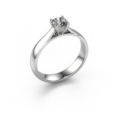 Engagement ring Sam 585 white gold diamond 0.50 crt