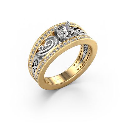 Ring Julliana 585 gold lab grown diamond 0.91 crt