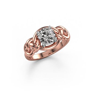 Ring Zoe 585 rose gold diamond 1.00 crt