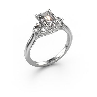 Engagement ring Laurian EME 950 platinum lab-grown diamond 1.99 crt