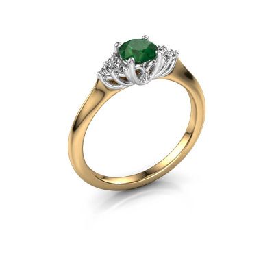 Engagement ring Felipa RND 585 gold emerald 5 mm