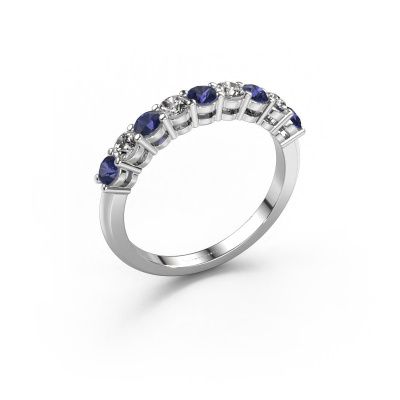 Ring Michelle 9 585 white gold sapphire 2.7 mm