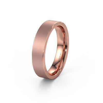 Wedding ring WH2013M 585 rose gold ±0.20x0.08 in