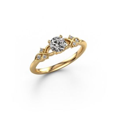 Engagement ring Azra RND 585 gold diamond 0.55 crt